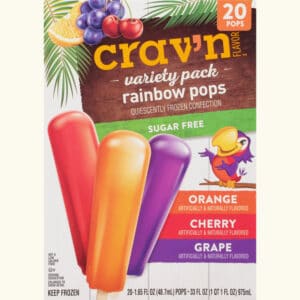Crav'n Flavor Variety Pack Sugar Free Rainbow Pops 20 ea