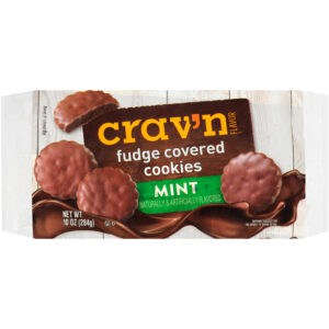 Mint Fudge Covered Cookies