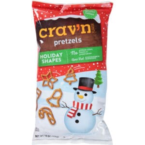 Crav'n Flavor Holiday Shapes Pretzels 14 oz