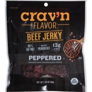 Crav'n Flavor Peppered Beef Jerky 2.85 oz