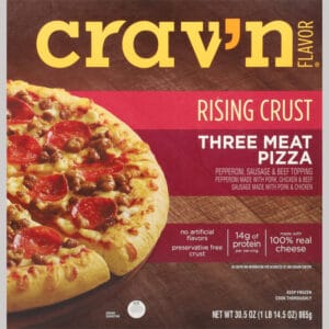 Crav'n Flavor Rising Crust Three Meat Pizza 30.5 oz