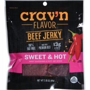 Crav'n Flavor Sweet & Hot Beef Jerky 2.85 oz