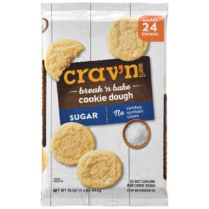 Crav'n Flavor Break 'n Bake Sugar Cookie Dough 16 oz