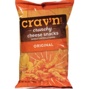 Crav'n Flavor Crunchy Original Cheese Snacks 8.5 oz