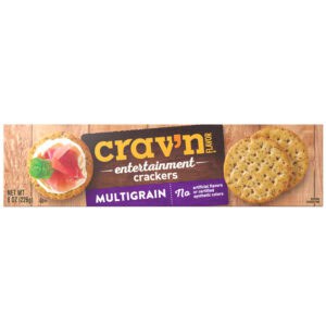 Crav'n Flavor Entertainment Multigrain Crackers 8 oz