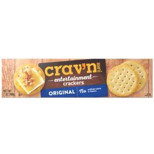 Crav'n Flavor Entertainment Original Crackers 7 oz