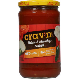 Crav'n Flavor Medium Thick & Chunky Salsa 24 oz