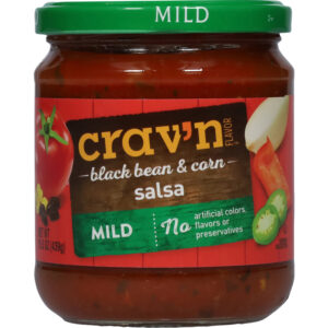 Crav'n Flavor Mild Black Bean & Corn Salsa 15.5 oz