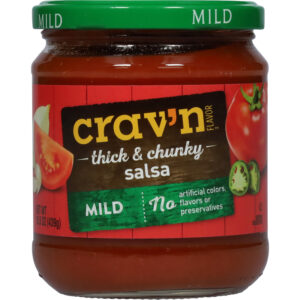 Crav'n Flavor Mild Thick & Chunky Salsa 15.5 oz