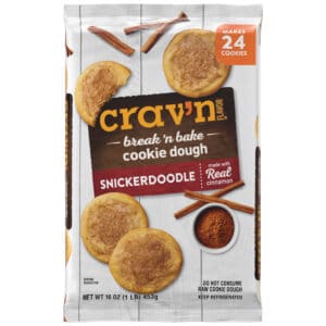 Crav'n Flavor Break 'n Bake Snickerdoodle Cookie Dough 16 oz