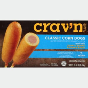 Crav'n Flavor Classic Honey Crunchy Flavored Batter Corn Dogs 6 ea