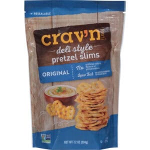 Crav'n Flavor Deli Style Original Pretzel Slims 7.2 oz