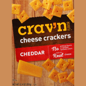 Crav'n Flavor Cheddar Cheese Crackers 12.4 oz