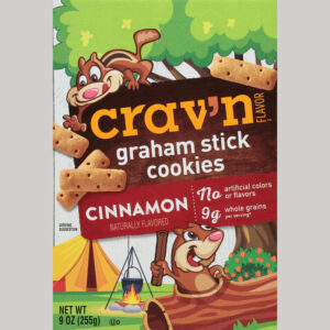 Crav'n Flavor Graham Stick Cinnamon Cookies 9 oz