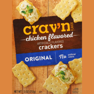 Crav'n Flavor Original Chicken Flavored Crackers 7.5 oz