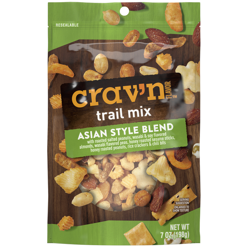 Crav'n Flavor Asian Style Blend Trail Mix 7 oz