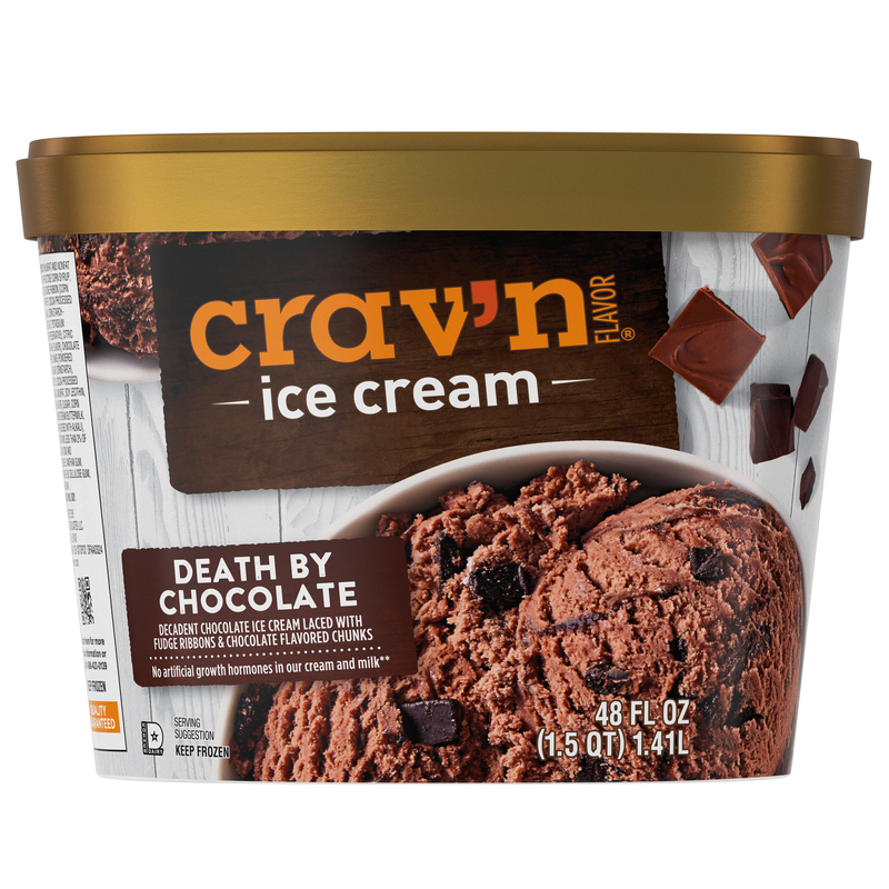 Crav'n Flavor Death By Chocolate Ice Cream 48 Fl Oz