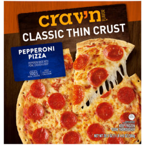 Crav'n Flavor Classic Thin Crust Pepperoni Pizza 20.6 oz