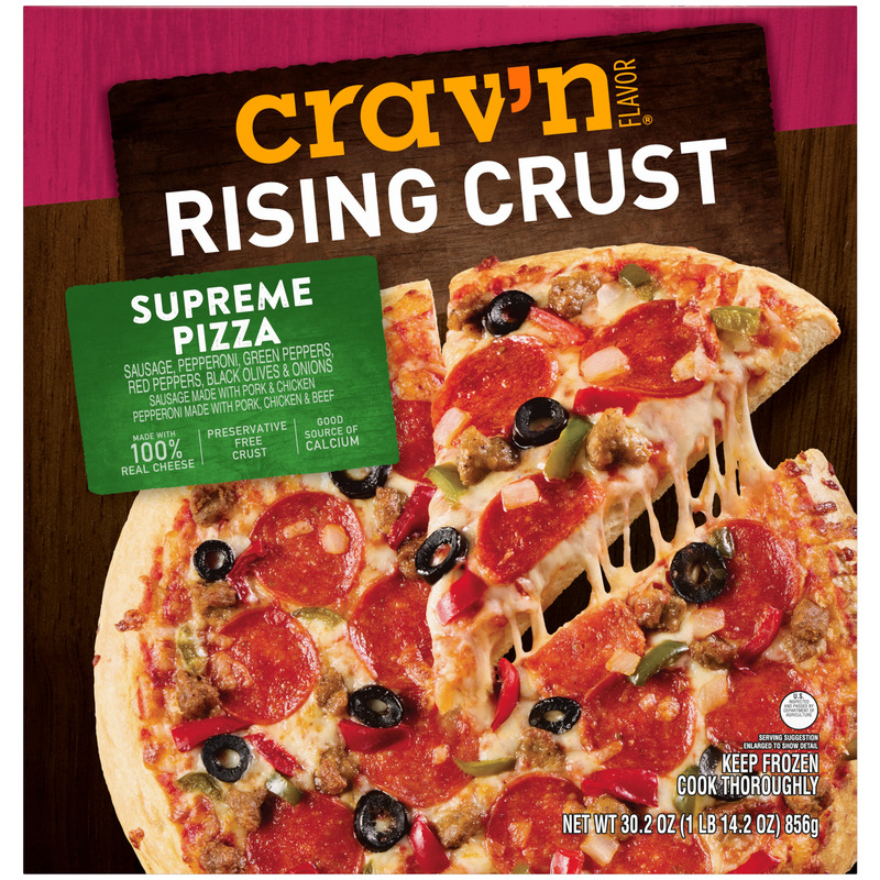 Crav'n Flavor Rising Crust Supreme Pizza 30.2 oz