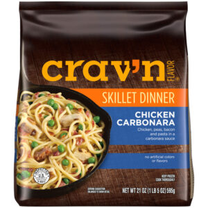 Crav'n Flavor Chicken Carbonara Skillet Dinner 21 oz
