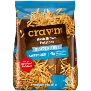 Crav'n Flavor Gluten Free Shredded Hash Brown Potatoes 30 oz