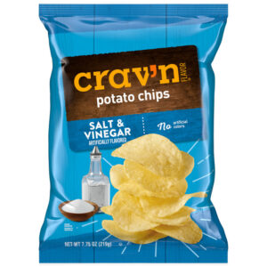 Crav'n Flavor Salt & Vinegar Potato Chips 7.75 oz