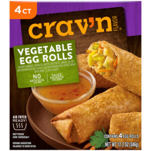 Crav'n Flavor Vegetable Egg Rolls 4 Rolls