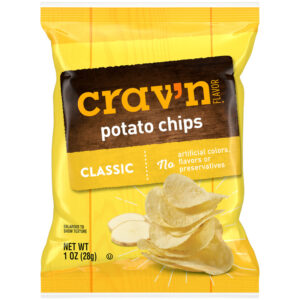 Crav'n Flavor Classic Potato Chips 1 oz