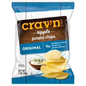 Crav'n Flavor Ripple Original Potato Chips 1 oz
