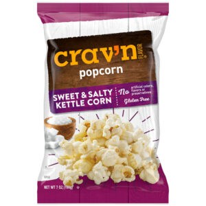 Crav'n Flavor Sweet & Salty Kettle Corn Popcorn 7 oz