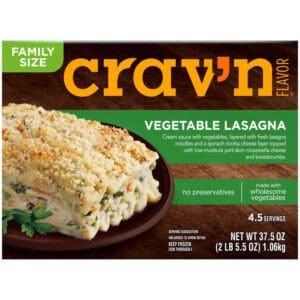 Crav'n Flavor Vegetable Lasagna Family Size 37.5 oz