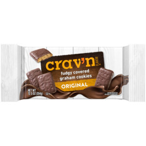 Crav'n Flavor Fudgy Covered Original Graham Cookies 12.5 oz