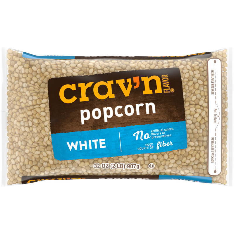 Crav’n Flavor White Popcorn 32 oz