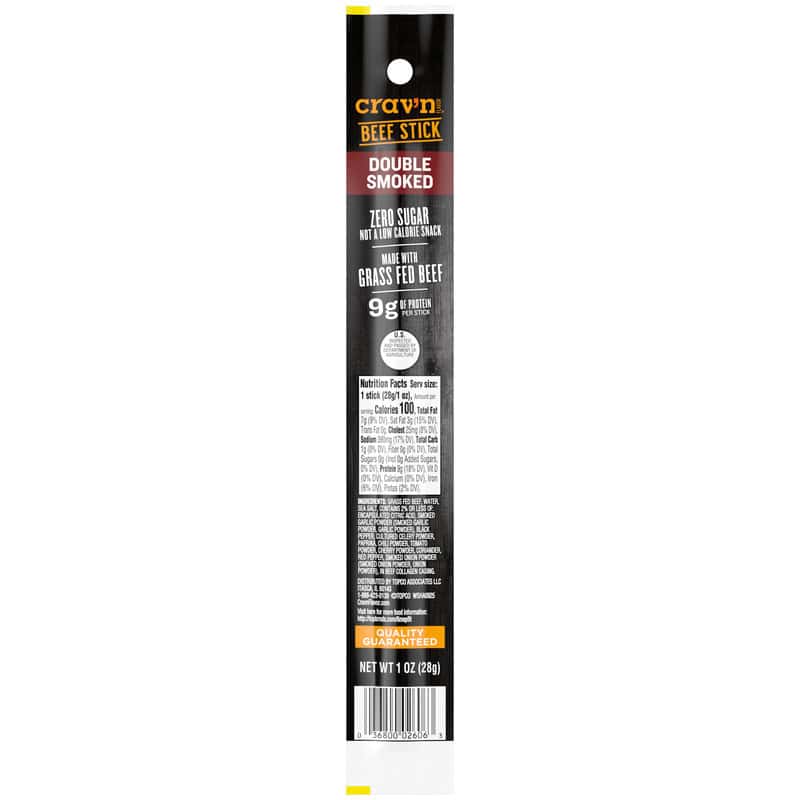 Crav’n Flavor Double Smoked Beef Stick 1 oz