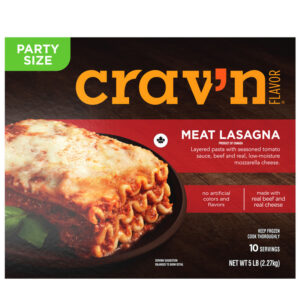 Crav'n Flavor Meat Lasagna Party Size 5 lb