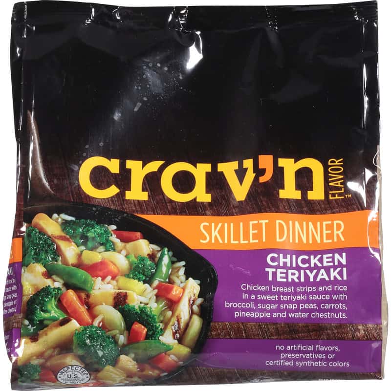 Crav’n Flavor Chicken Teriyaki Skillet Dinner 21 oz